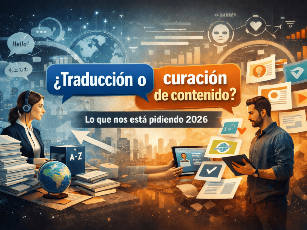¿Traducción o curación de contenido? Lo que nos aestá pidiendo 2026
