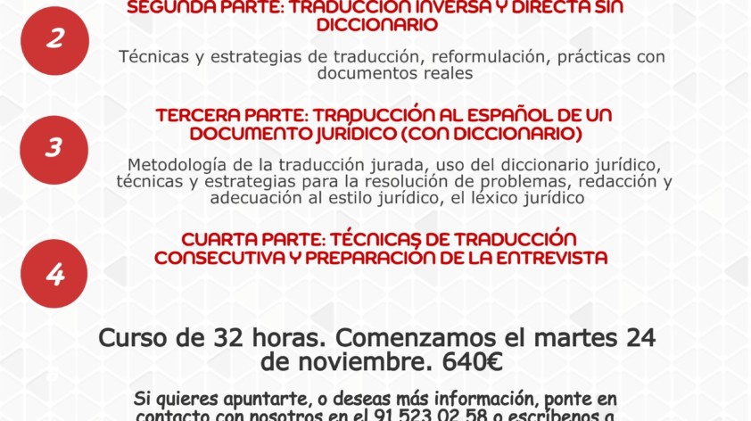 Apúntate a nuestro curso de preparación al examen de traductor – intérprete jurado del MAEC