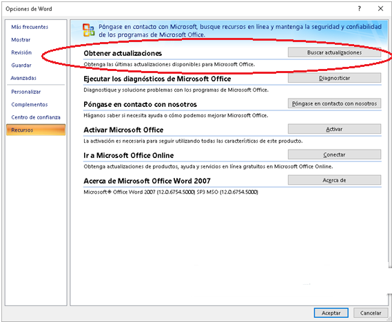 Error Office 2007 : eliminar espacios entre palabras